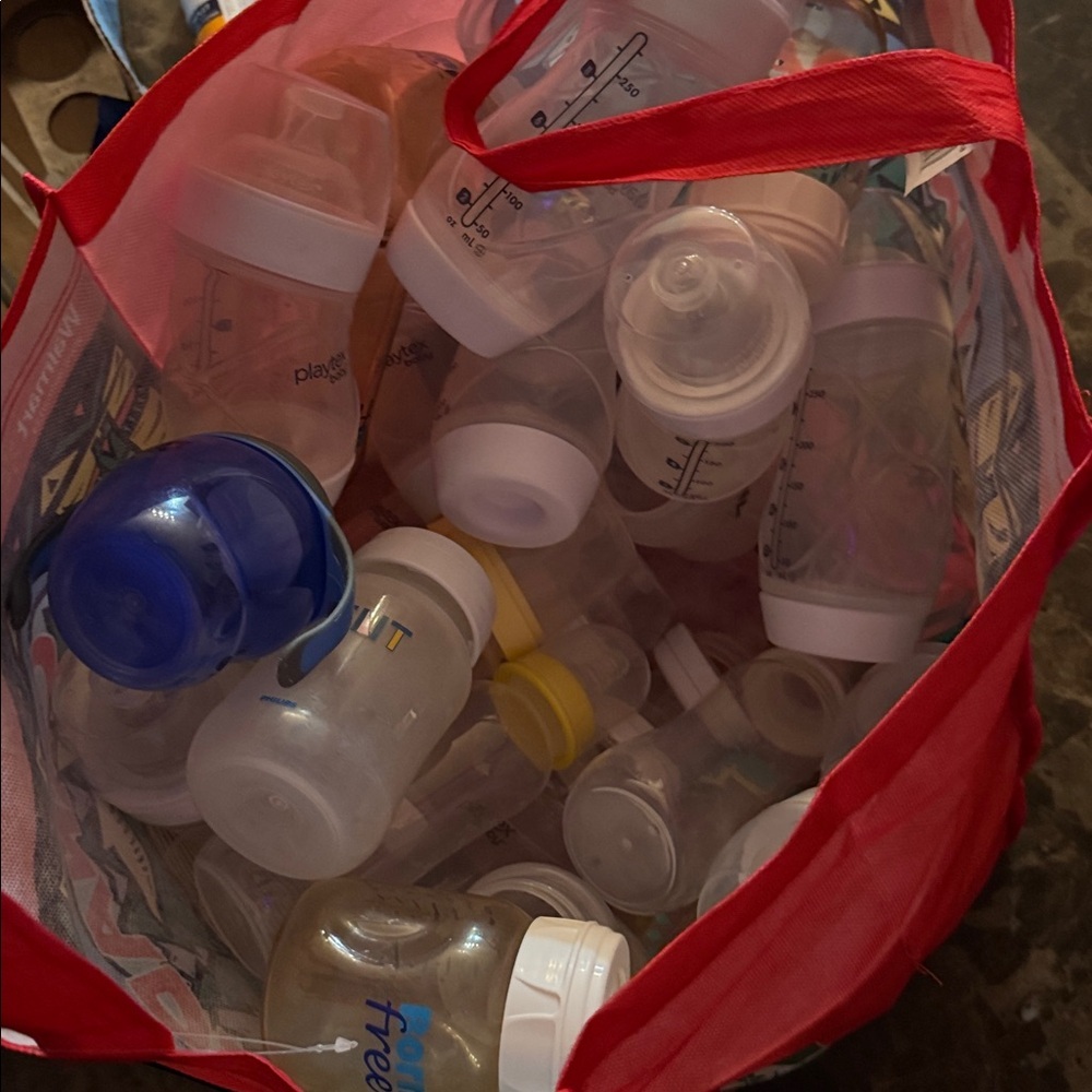 Colorful Baby Bottles Lot